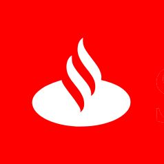 logotipo del banco Santander