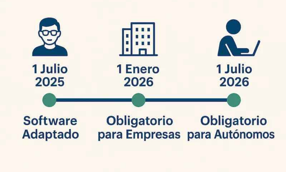 Verifactu fechas clave