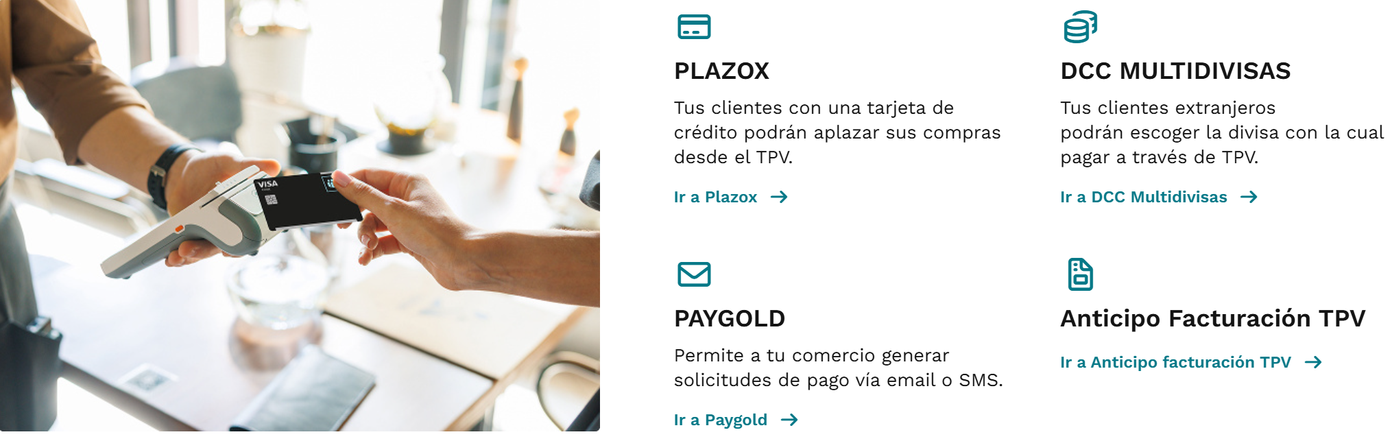 tpv cajamar con servicios avanzados de pago y financiación para comercios