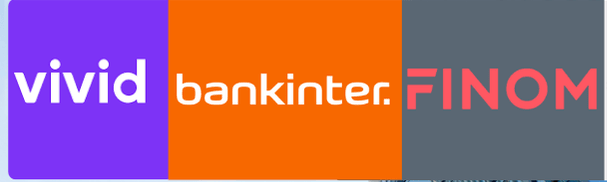 Comparativa de las mejores cuentas remuneradas para empresas con Vivid,  Bankinter y Finom