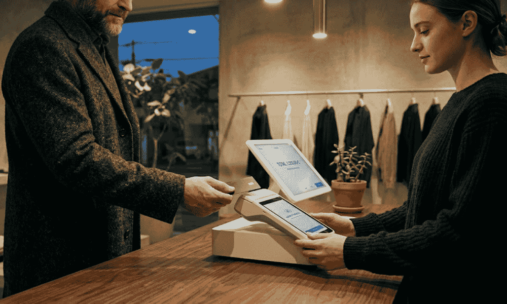 TPV para tienda de ropa con sistema de cobro integrado