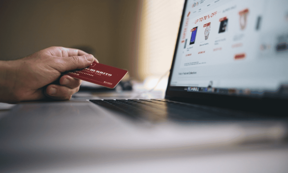 Cashback empresas en compras online con tarjeta