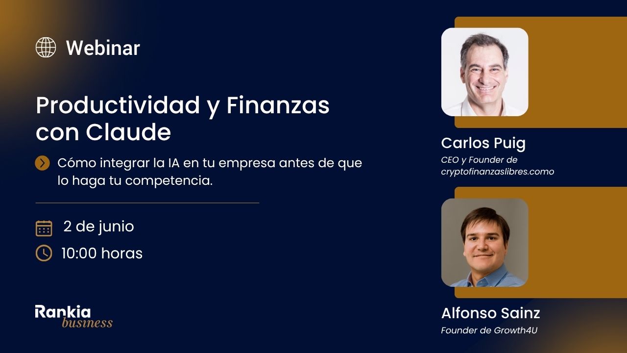 Webinar sobre productividad y finanzas con Claude