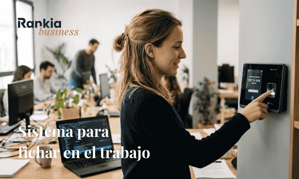 Sistema para fichar en el trabajo con control de jornada laboral