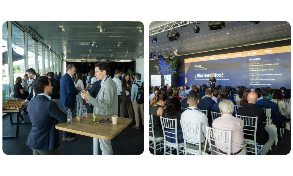 Networking y conferencia en el evento Rankia Business Experience para empresas y directivos