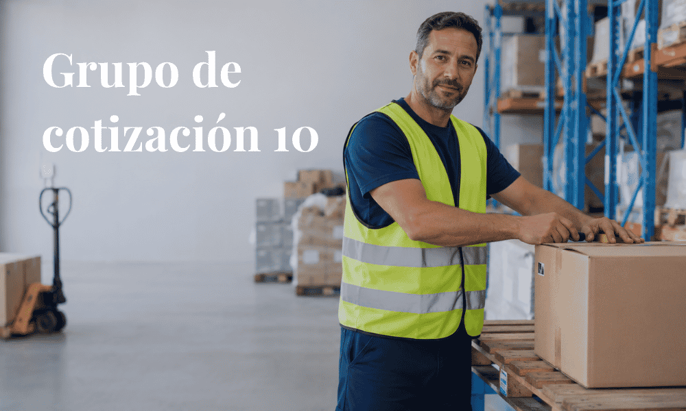 Base de cotización grupo 10 Seguridad Social 2026