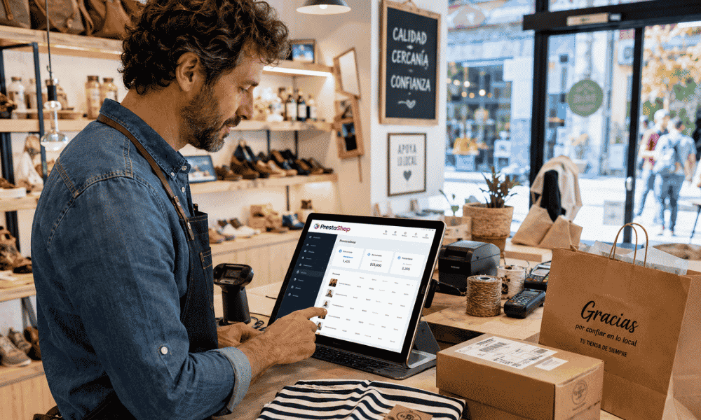 Gestión de inventario y ventas con PrestaShop